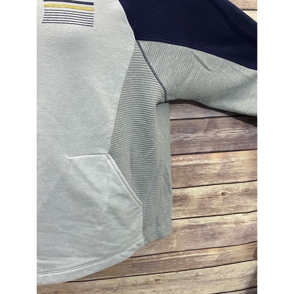Notre Dame Fighting Irish Hoodie Mens Large Blue Under Armour Sweatshirt - Picture 13 of 16